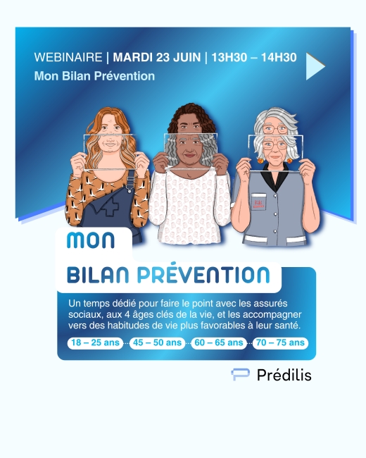 Webinaire URPS IDEL Grand Est / Prédilis : se lancer dans Mon Bilan Prévention